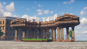 Metro Muromorsk Line 1 Theatralnaya pavilion.png