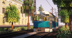 Трамвай Tatra К2 (маршрут №8) на Рыбацкой улице.png